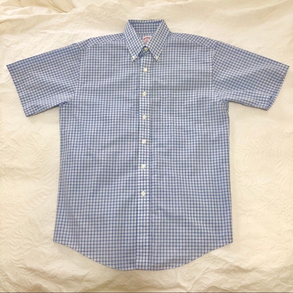 Brooks Brothers Other - Brooks Brothers White Blue Polo Button Down 346